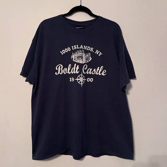 Vintage 1000 Islands, NY Boldt Castle Tee (L)