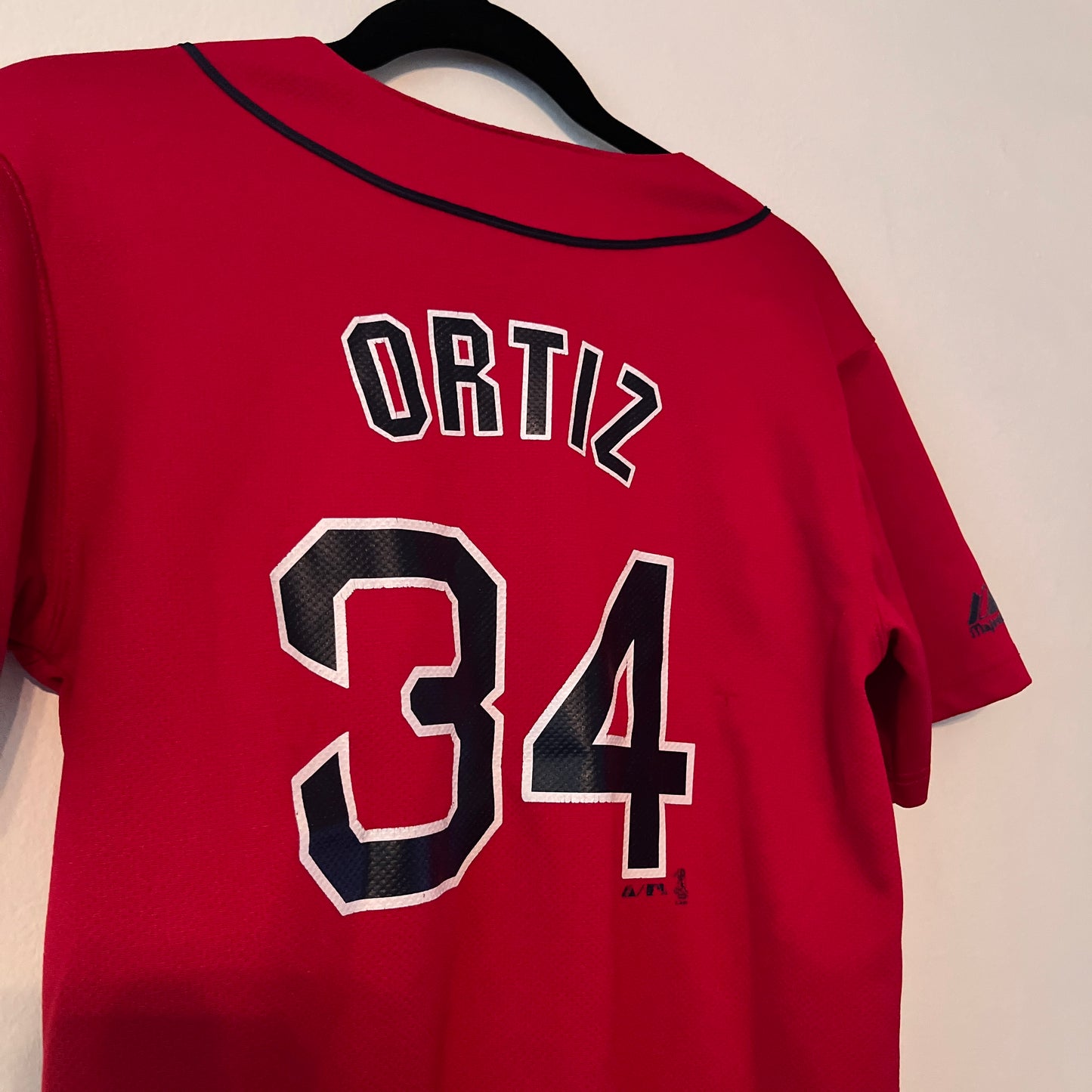 Vintage Majestic MLB Genuine Red Sox Ortiz 88 Jersey (XS)