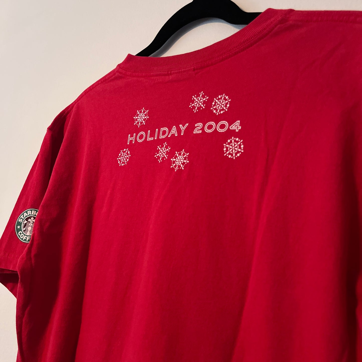 Vintage Starbucks 2004 'Jolly, By Golly' Tee (M)