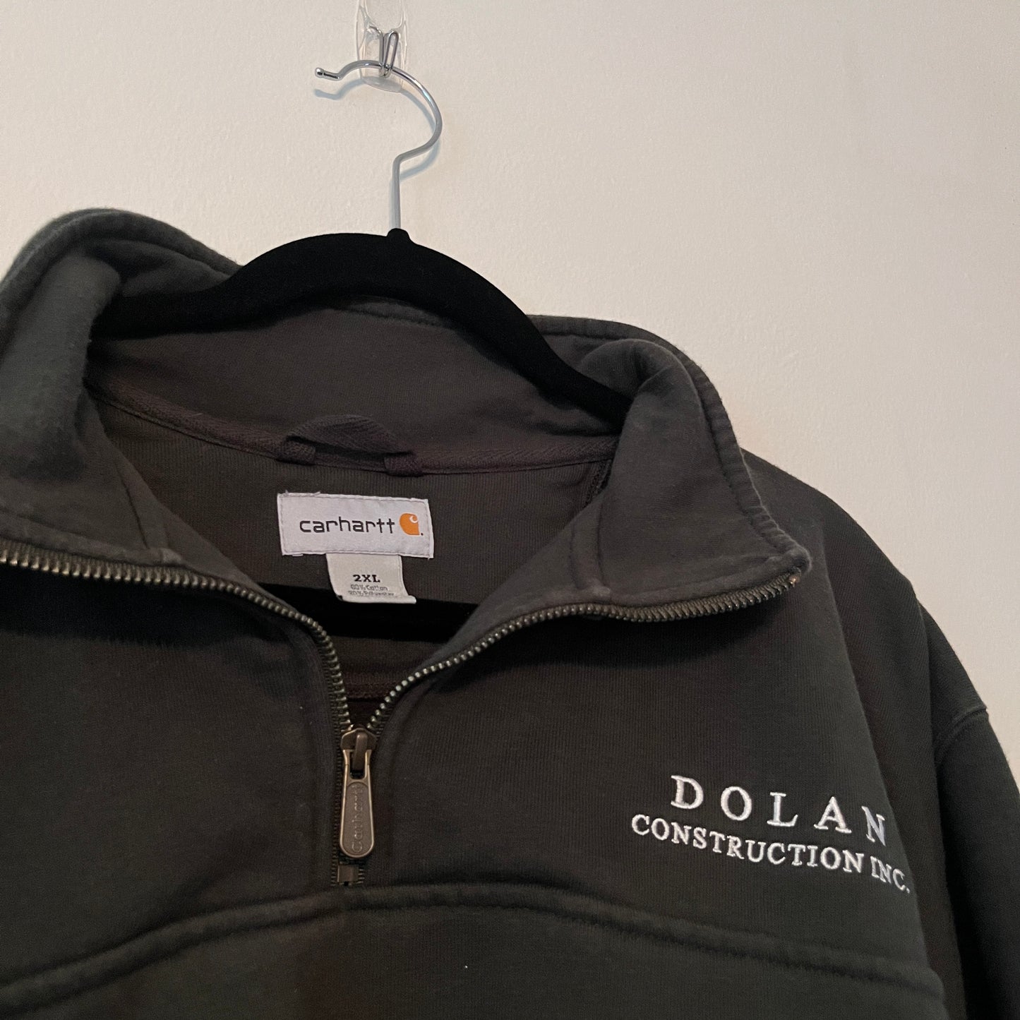 Vintage Carhartt Quarter Zip (XL)