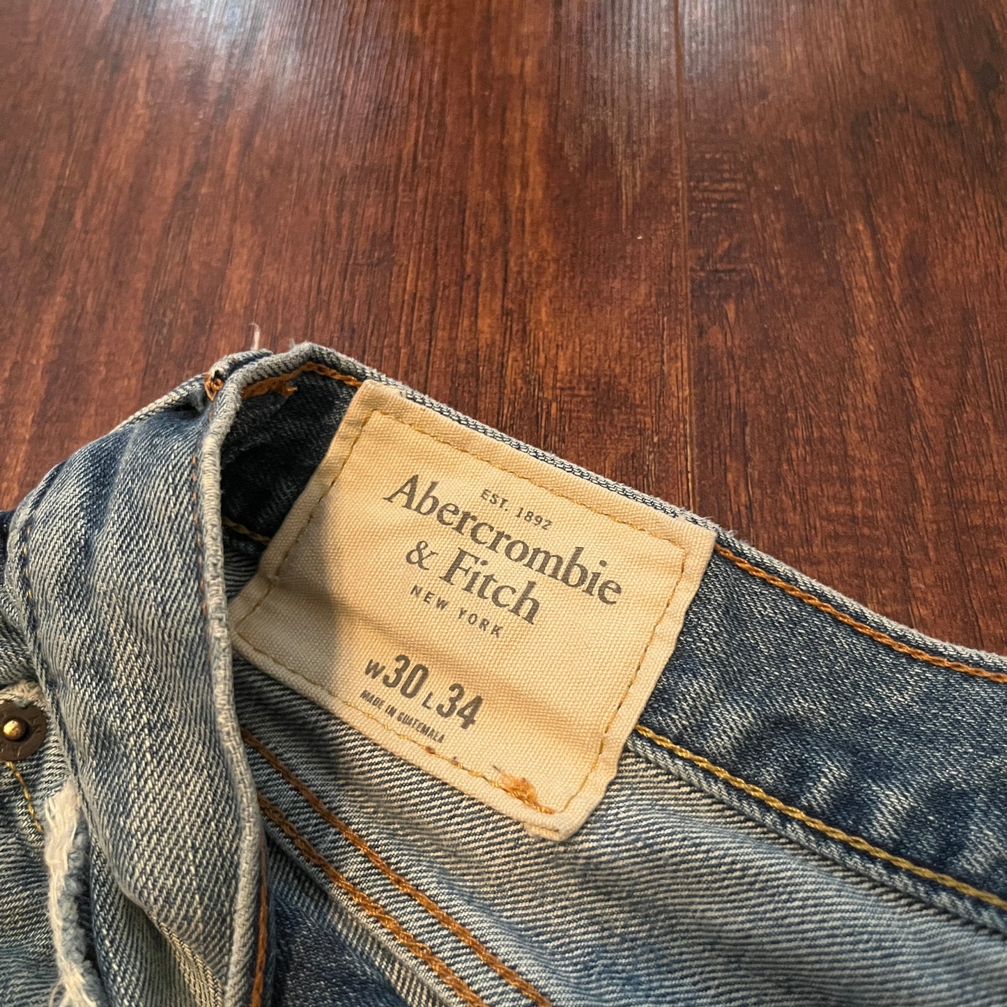 Vintage Abercrombie & Fitch Distressed Jeans (W30xL34)