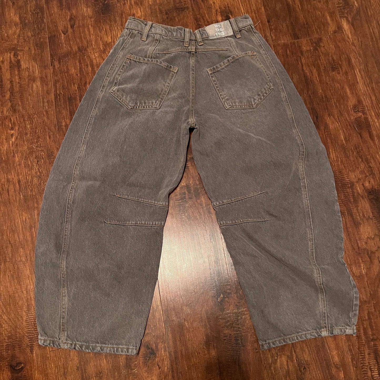 Free People Grey Barrel Jeans (Women's 26S)